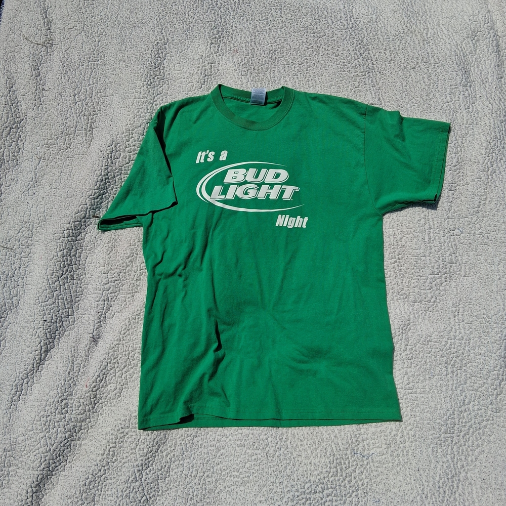 Its A Bud Light Night" 
XL T-shirt is a graphic print shirt